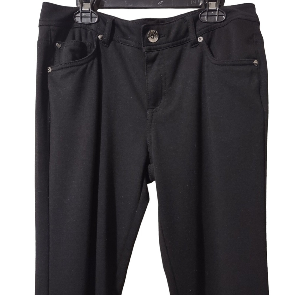 Justice Skinny Pants Missy Size 18 Black Norm Core Streetwear Casual Slim Fit - Picture 3 of 12